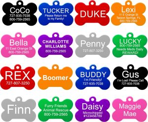 Aluminum Pet ID tags