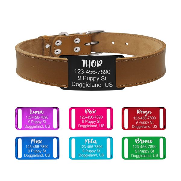 Rectangle slide on Pet ID Tag - Image 2