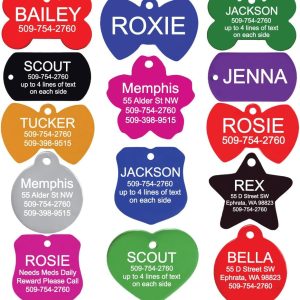 Aluminum Pet ID Tags
