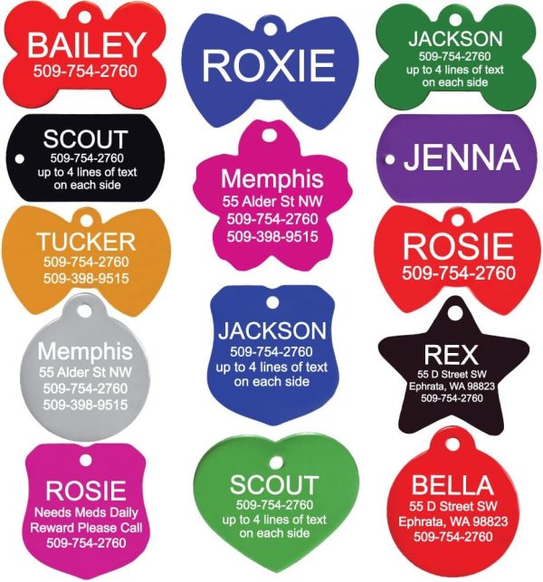 Aluminum Pet ID Tags
